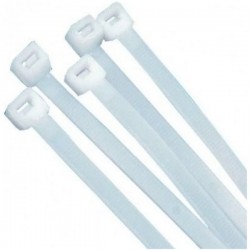 AMARRA PLASTICA 2.5X150MM BLANCA HOTECHE BOLSA 100U