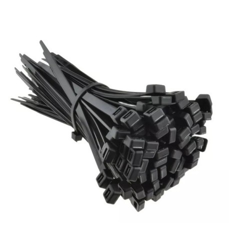 AMARRA PLASTICA 3.5X200MM NEGRA TORO-NEGRO BOLSA 50U