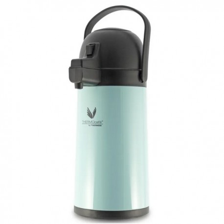 TERMO THERMOS SIFON 1.9 LTS EXTERIOR ACERO INTERIOR VIDRIO AQUA E6