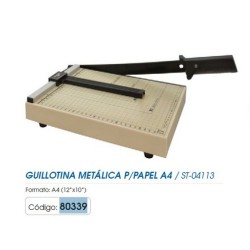 GUILLOTINA METALICA TAMAÑO A4 12"x10" ST-04113