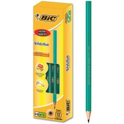 LAPIZ GRAFITO BIC HEXAGONAL EVOLUTION X 12U