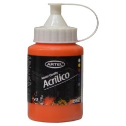 PINTURA ACRILICA 250ML NARANJA VIRIDIAN 777 ARTEL