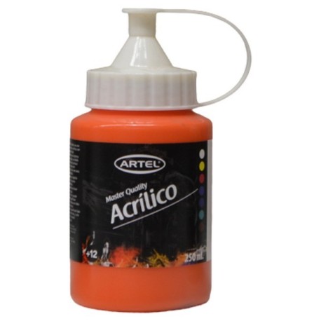 PINTURA ACRILICA 250ML NARANJA VIRIDIAN 777 ARTEL