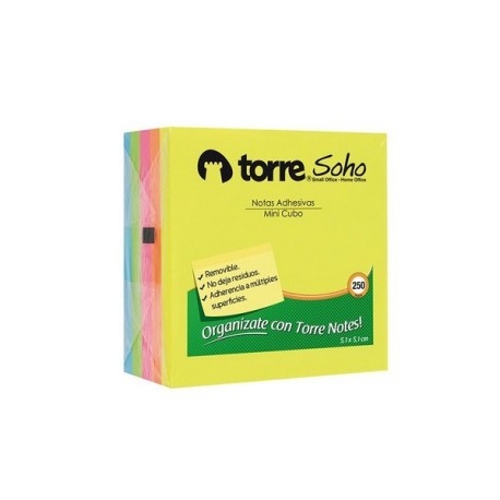 TORRE NOTES MINI CUBO 5X5 CM 250 HJS