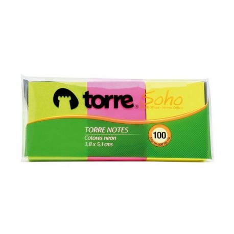 TORRE NOTES MIX NEON 3U 5,1X3,8 CM 100H