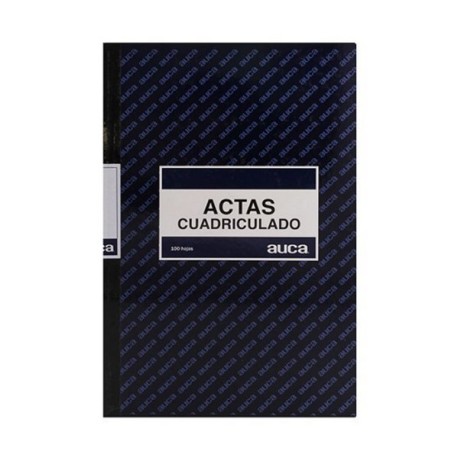 LIBRO ACTAS CUADRICULADO 100 HJS. AUCA