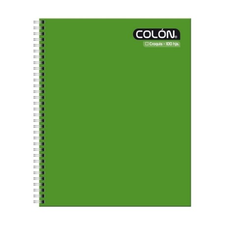 CUADERNO UNIVERSITARIO CROQUIS LISO COLON 100H