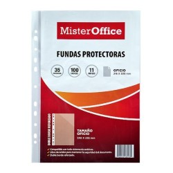 FUNDAS PROTECTORA OFICIO MR OFFICE 35MIC X100