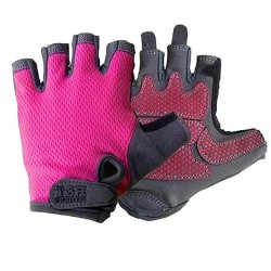 GUANTES MUJER ROAD & TRIAL COLORES FUCSIA S-M-L-XL TEKNO