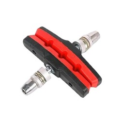 PATIN DE FRENO V-BRAKE DOS TONOS AZUL-NEGRO / ROJO-NEGRO TEKNO