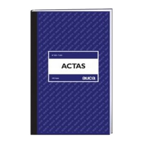 LIBRO ACTAS AUCA 100 HJS.