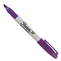 MARCADOR PERMANENTE PUNTA FINA SHARPIE VIOLETA