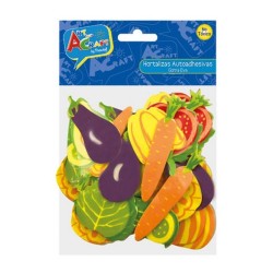 FIGURA VEGETALES GOMA EVA 33 UND AUTOADHESIVOS ART & CRAFT