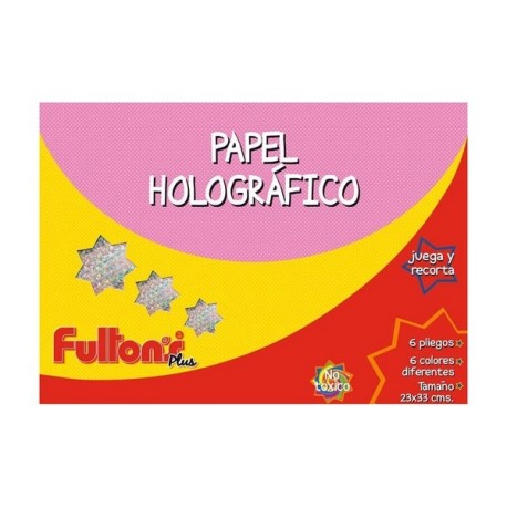 CARPETA PAPEL HOLOGRAFICO 6 HJS. FULTONS