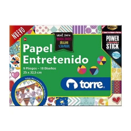 CARPETA PAPEL ENTRETENIDO TORRE IMAGIA