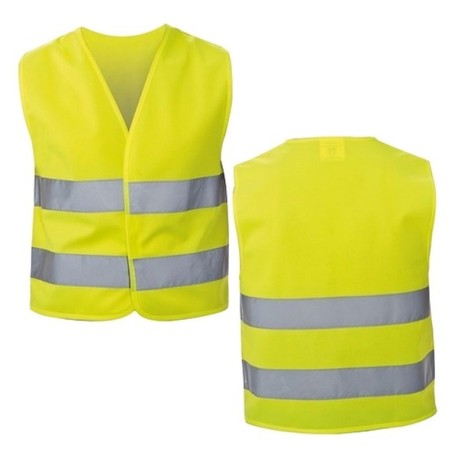 CHALECO REFLECTANTE DE SEGURIDAD AMARILLO FLUOR