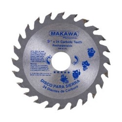 DISCO SIERRA PARA MADERA 9" X24T MAKAWA