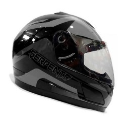 CASCO GHB 626 DOT SNAKE NEGRO GRIS MOTOXTREME