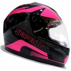 CASCO GHB 626 DOT SNAKE NEGRO ROSA FLUOR MOTOXTREME