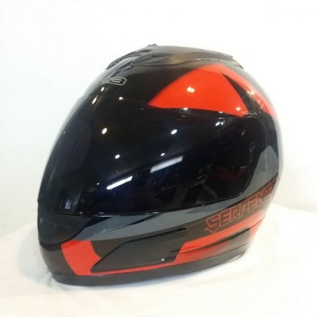 CASCO GHB 626 DOT SNAKE NRGRO ROJO MICA TINTEADA MOTOXTREME