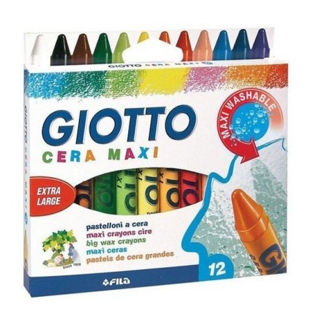 CRAYON GIOTTO CERA 12 COLOR