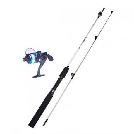 KIT PESCA CAÑA 1.80M + CARRETE CB240 YAFU