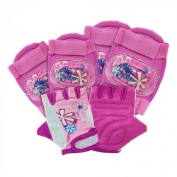 SET DE RODILLERAS CON GUANTES INFANTIL NIÑA ANDES