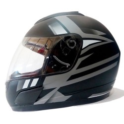 CASCO GHB 626 DOT HERRO NEGRO GRIS MATTE MOTOXTREME