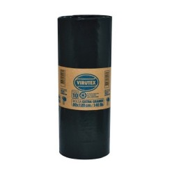BOLSA BASURA BIO VIRUTEX 80X120CM ROLLO X10UD ESPOL