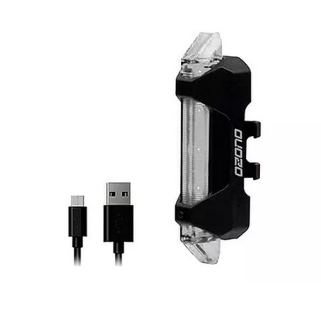LUZ DELANTERA BLANCA CARGA USB 15 LUMEN FLAT TEKNO