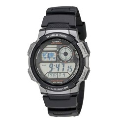 RELOJ CASIO DIGITAL DEPORTIVO HOMBRE NEGRO AE-1000W-1BV