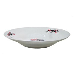 PLATO HONDO DE CERAMICA RISOS 9" MULI