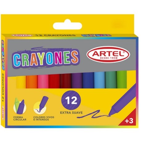 CRAYON ARTEL CERA 12 COLORES