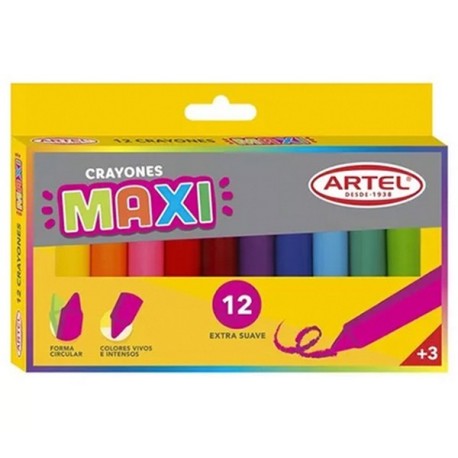 CRAYON JUMBO ARTEL CERA 12 COLORES