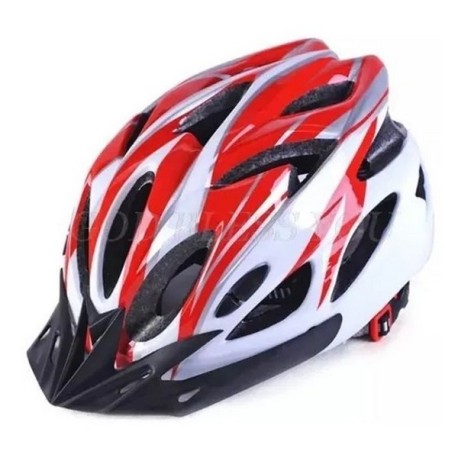 CASCO PARA BICICLETA MTB ULTRALIVIANO CON VISERA Y LUZ ELEKTRO