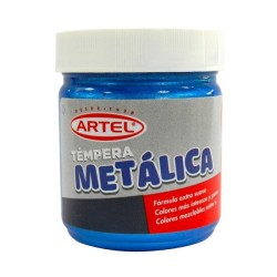 TEMPERA METALICA AZUL 100 ML ARTEL