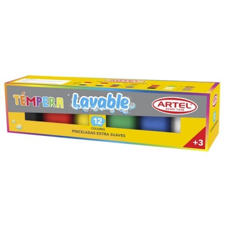 TEMPERA ARTEL 12 COLORES 15 ML