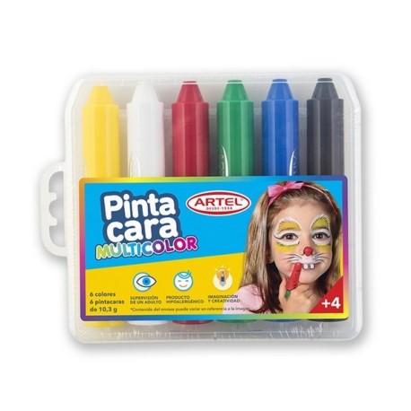 PINTA CARA 6 COLORES ARTEL