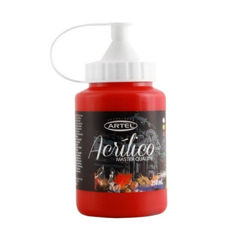 PINTURA ACRILICA 250ML ROJO BERMELLON 888 ARTEL