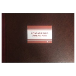 LIBRO CONTABILIDAD AMERICANA 10 CUENTAS 50 HJS. DANTE E5