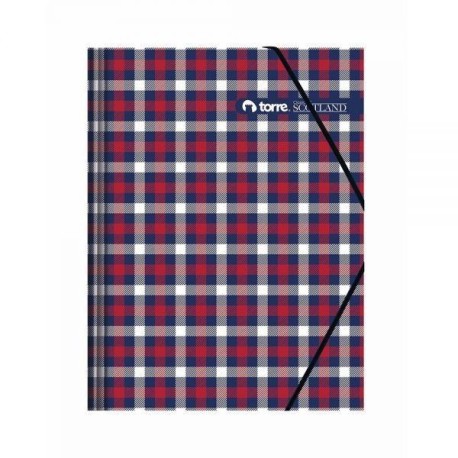 CARPETA TORRE CARTON CON ELASTICO SCOTLAND