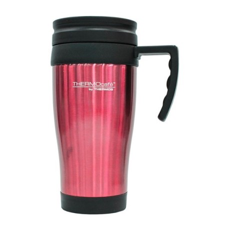 MUG 420ML ACERO INOX. ROJO THERMOS