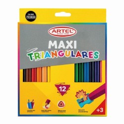 LAPICES DE COLORES ARTEL 12 COLORES JUMBO