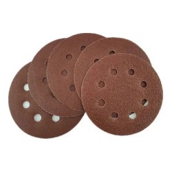 LIJA PULIR CON VELCRO 115MM X 5PCS GRANO VARIADO MAKAWA