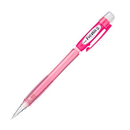 PORTAMINAS FIESTA 0.5MM ROJO ROSADO PENTEL