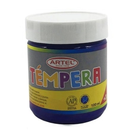 TEMPERA ARTEL 100 ML AZUL ULTRAMAR 44