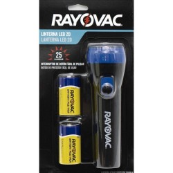 LINTERNA LED RAYOVAC CON PILAS 2D INCLUIDAS SOL