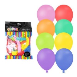 GLOBOS LISOS MIX COLOR R12 25UN ANDRETTI