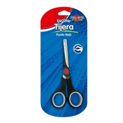 TIJERA ESCOLAR PROARTE PUNTO ROJO 14CM 6" BLISTER