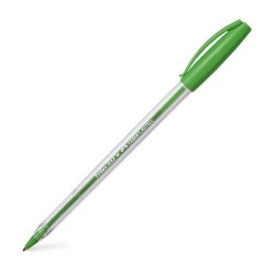 BOLIGRAFO FABER-CASTELL TRILUX 032 M VERDE E12